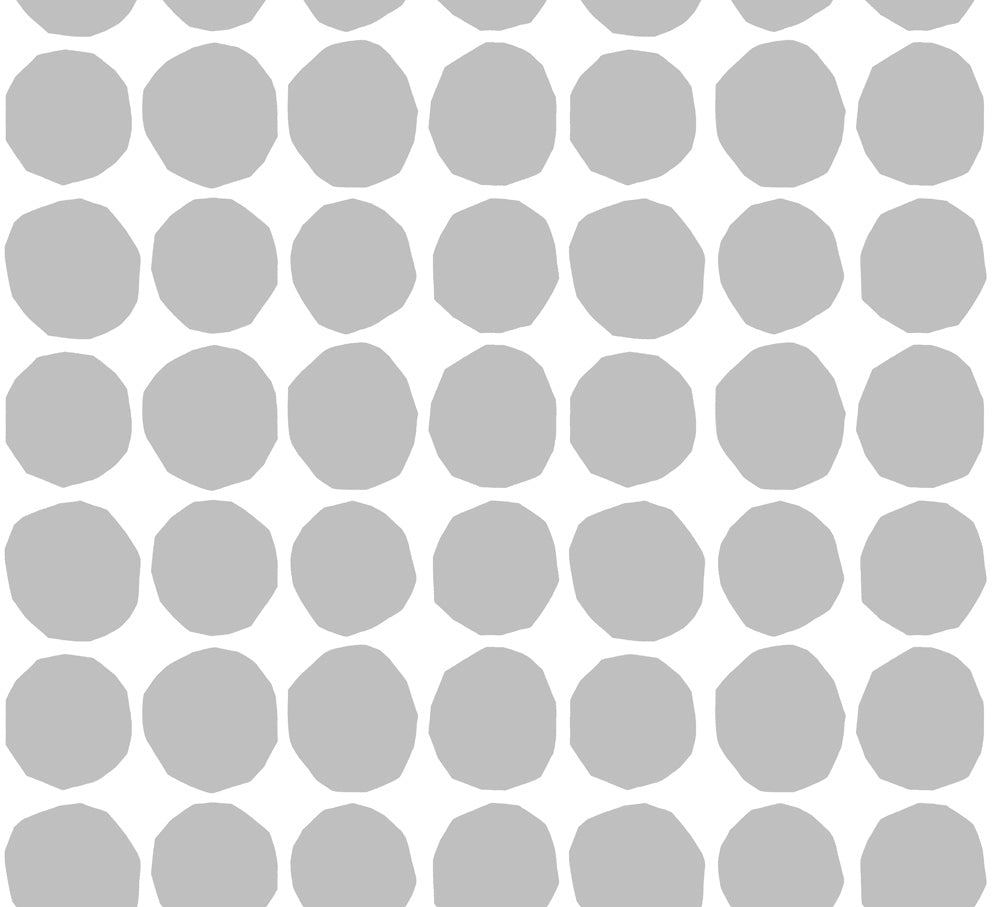23380X Marimekko Marimekko Vol. 5 Wallpaper Pienet Kivet Gray and Eggshell