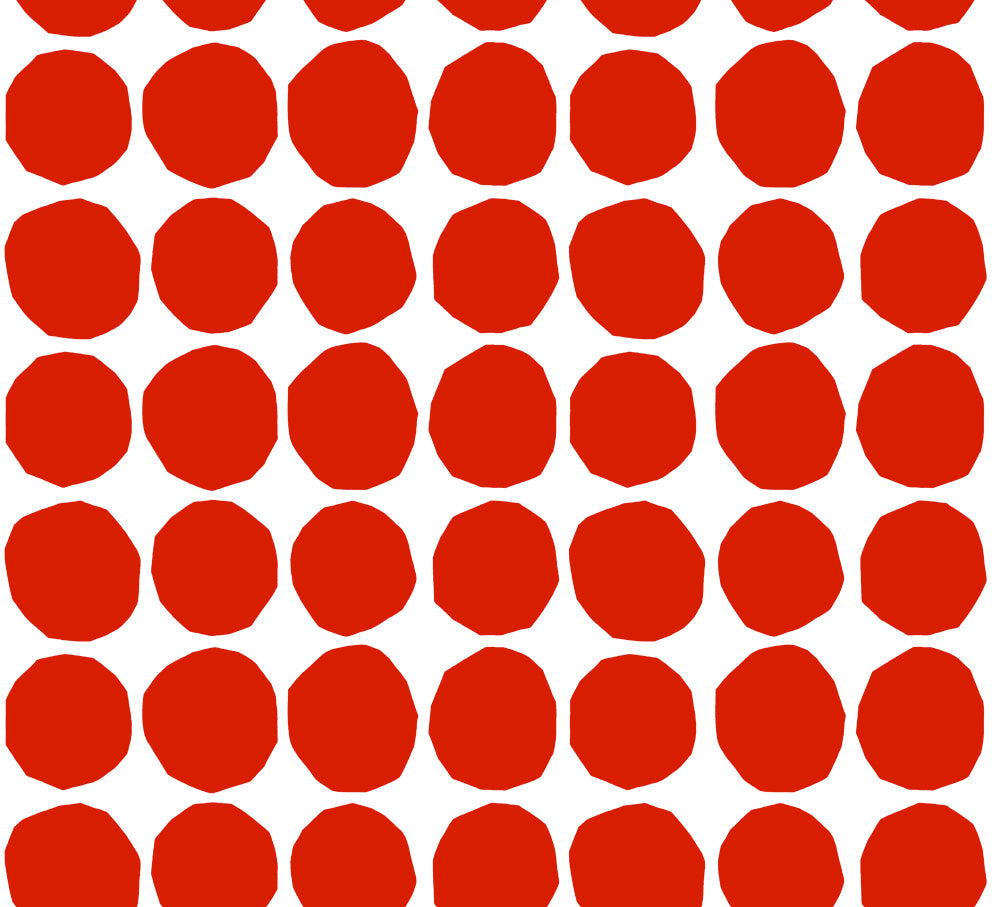 23381X Marimekko Marimekko Vol. 5 Wallpaper Pienet Kivet Scarlet and Eggshell