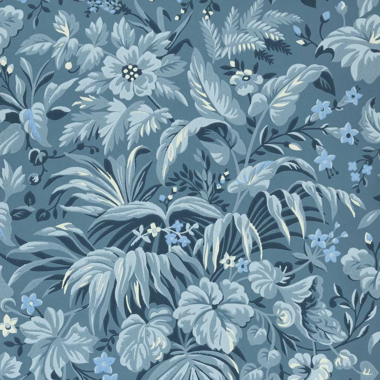 251318402 1838-Wallcoverings WALLPAPER - WP # 02 BLUE HUE V&AIII
