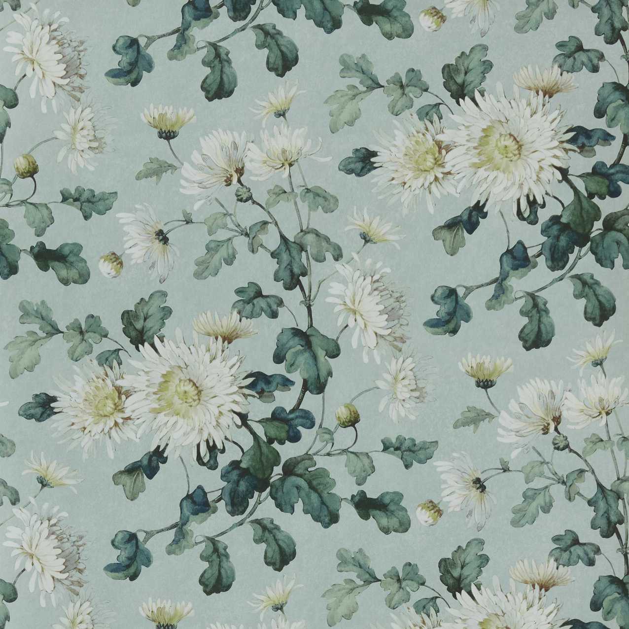 251319002 1838-Wallcoverings WALLPAPER - WP # 02 TEAL V&AIII