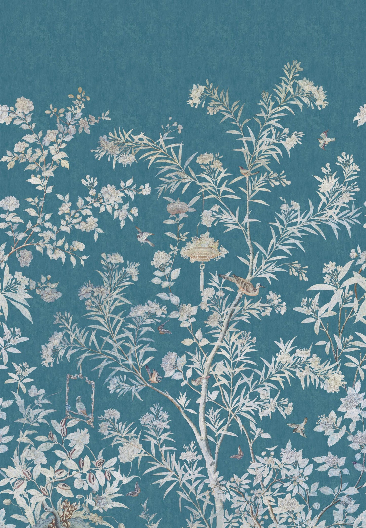 251319201 1838-Wallcoverings WALLPAPER - WP # 01 PRUSSIAN BLUE V&AIII
