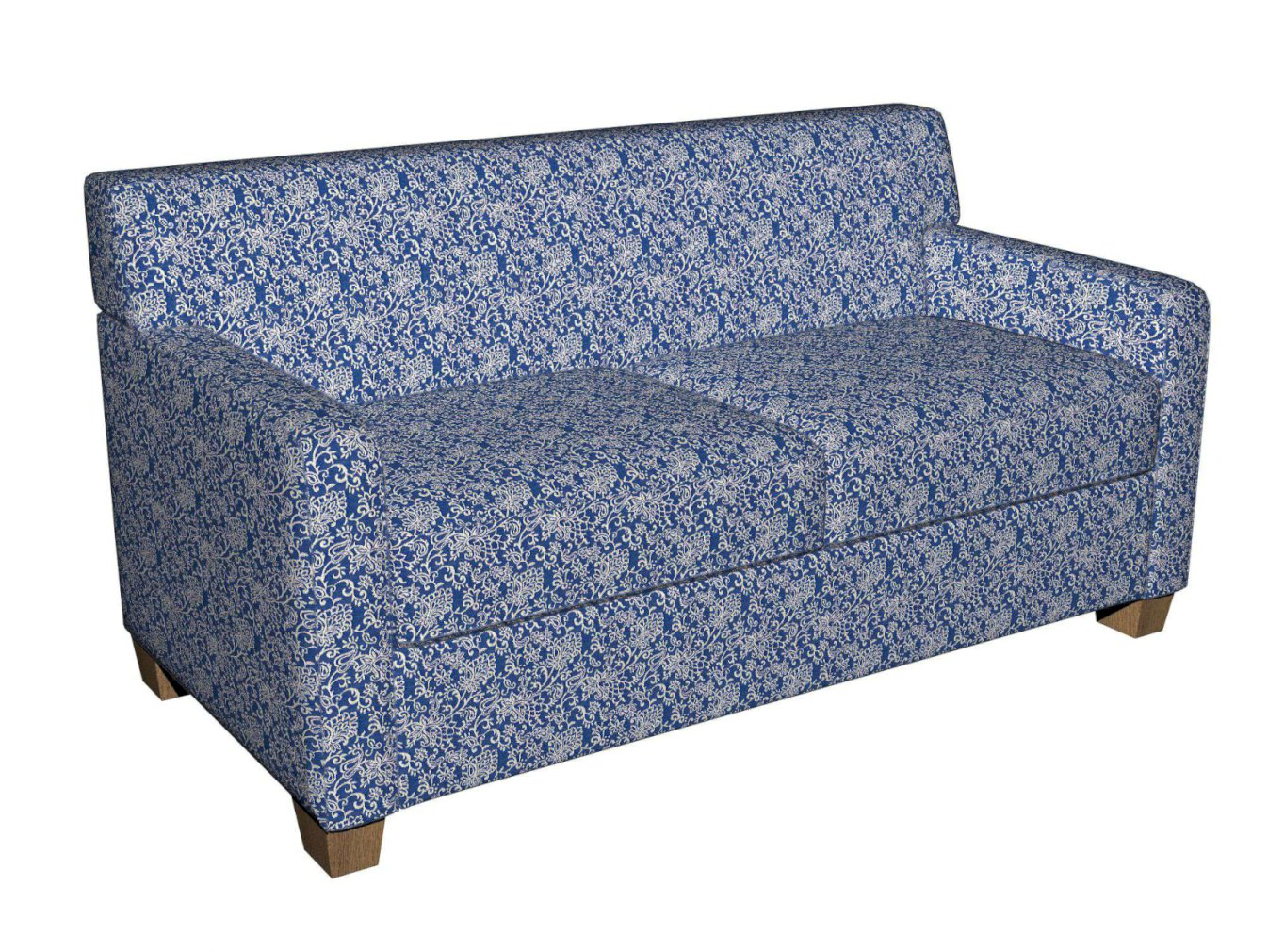 2600 Floral Wedgewood/Garden Blue Charlotte Fabrics