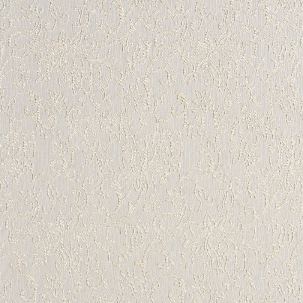 2602 Floral White & Ivory Charlotte Fabrics Woven Patterns