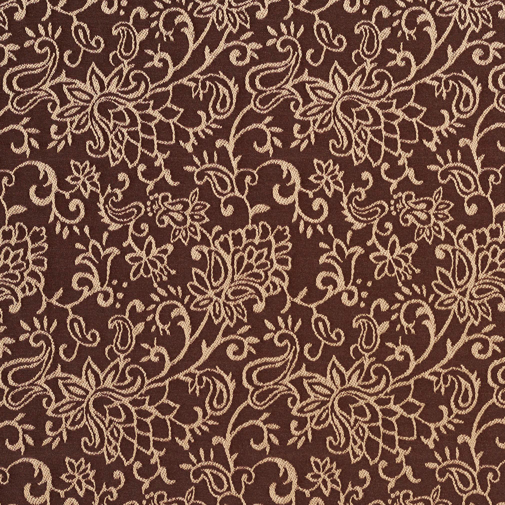 2603 Floral Brown Charlotte Fabrics Woven Patterns