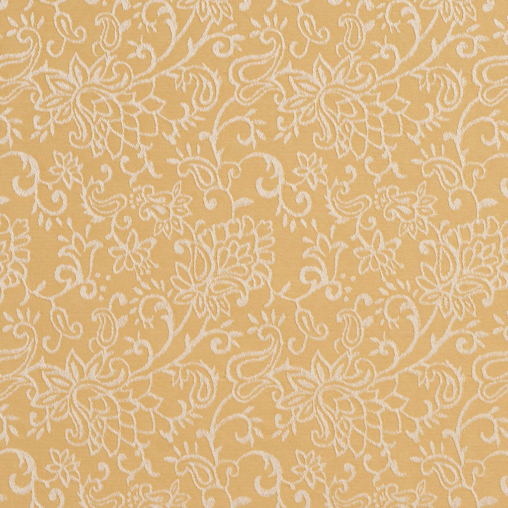 2608 Floral Gold & Yellow Charlotte Fabrics Woven Patterns