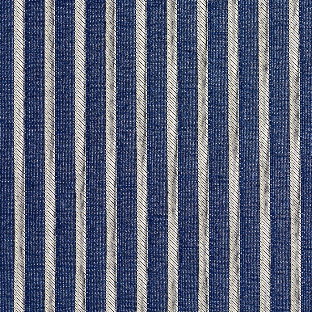 2609 Stripe Blue Charlotte Fabrics Woven Patterns
