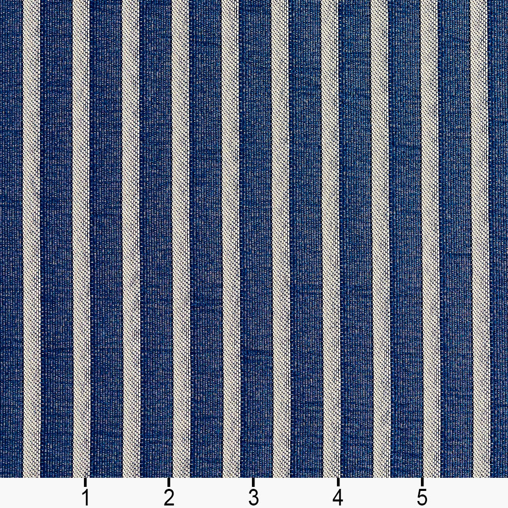2609 Stripe Wedgewood/Stripe Blue Charlotte Fabrics