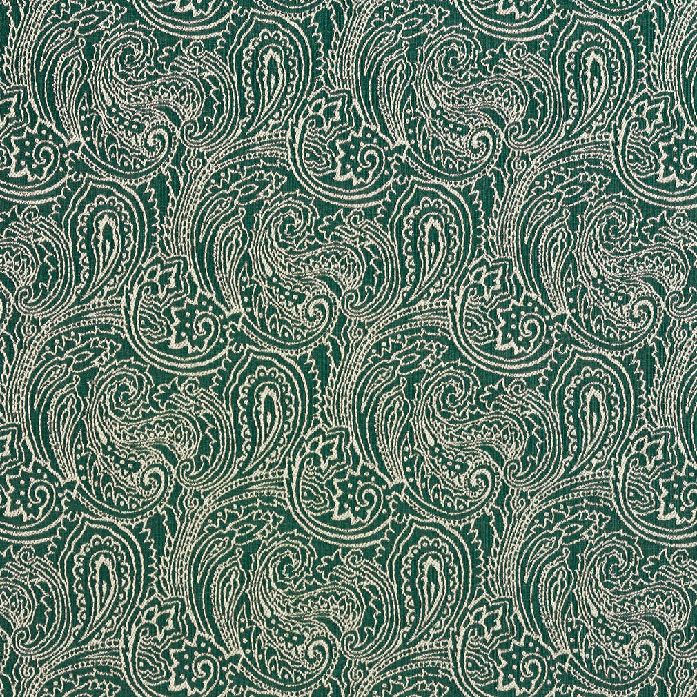 2628 Paisley Green Charlotte Fabrics Woven Patterns