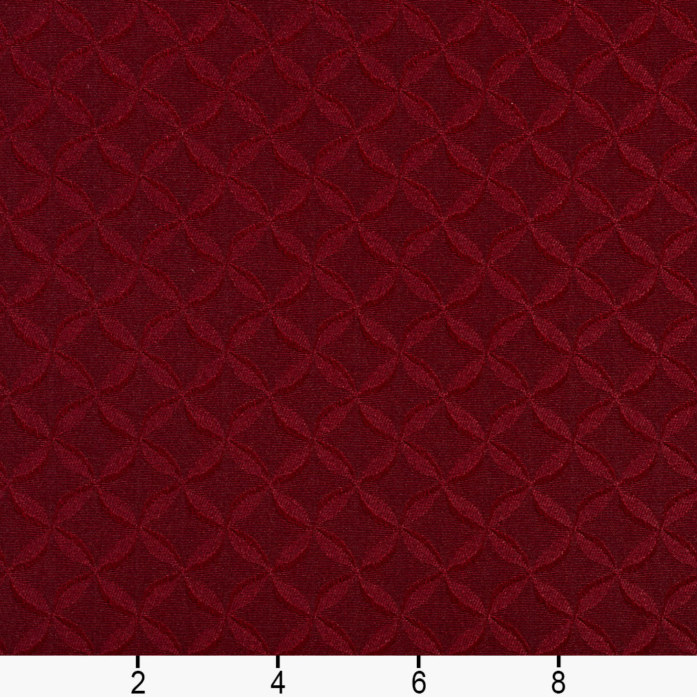 2761 Abstract & Geometric,Small Scale Ruby Red & Burgundy Charlotte Fabrics