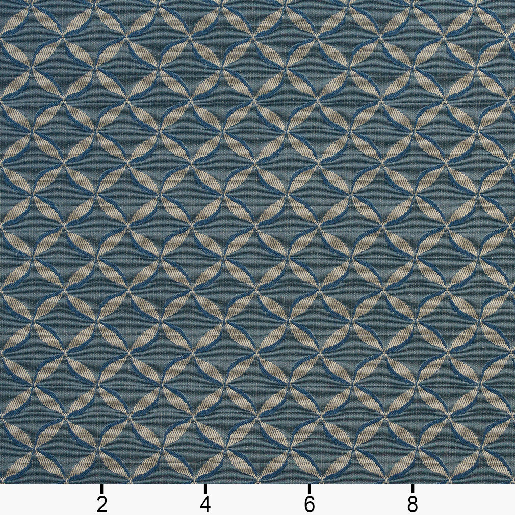 2763 Abstract & Geometric,Small Scale Wedgewood Blue Charlotte Fabrics