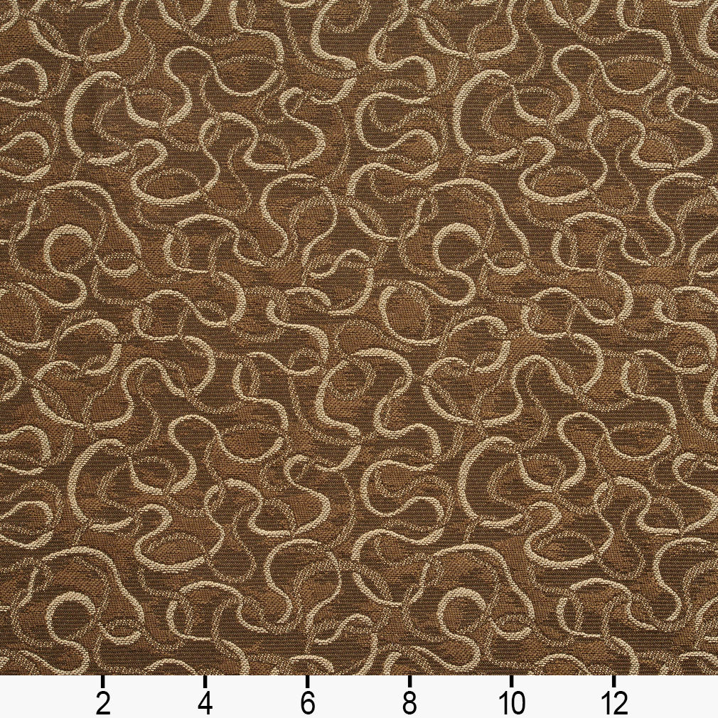 2788 Abstract & Geometric Java Brown Charlotte Fabrics