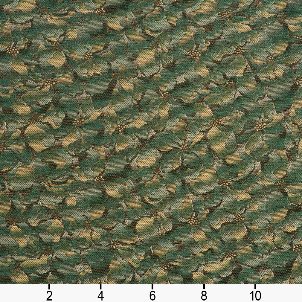 2792 Abstract & Geometric,Floral Juniper Green Charlotte Fabrics