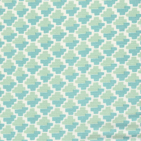 303720F-08 IL GIOCO Moss Green on Light Tint Quadrille Fabric