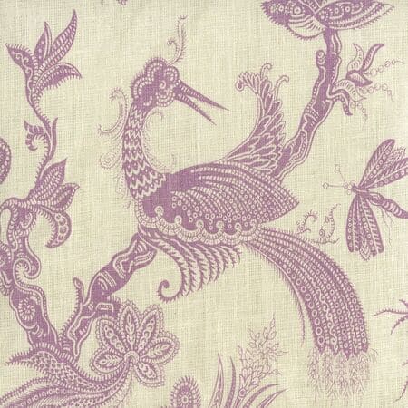 306203F PARADIS Lavender on Tint Quadrille Fabric