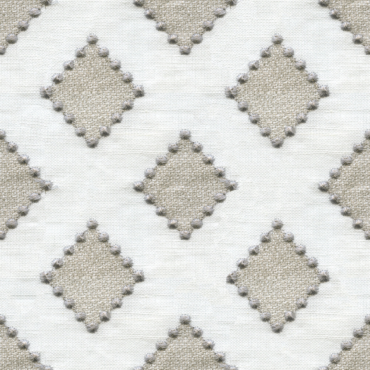 34267-1611 KRAVET BASICS DIAMONDOTS LINEN