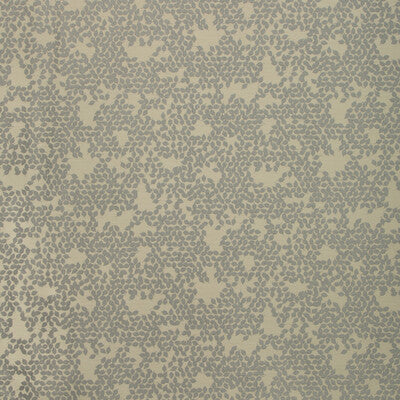 35091-21 DANCING LEAVES SILVER KRAVET CONTRACT UPHOLSTERY