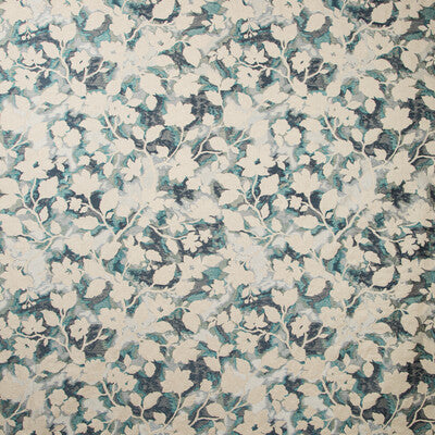 35554-35 LES FLEURS TEAL KRAVET COUTURE Fabrics Drapery Upholstery