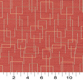 3558 Abstract & Geometric Paprika Orange & Rust Charlotte Fabrics