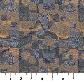 3569 Abstract & Geometric Azure Blue Charlotte Fabrics