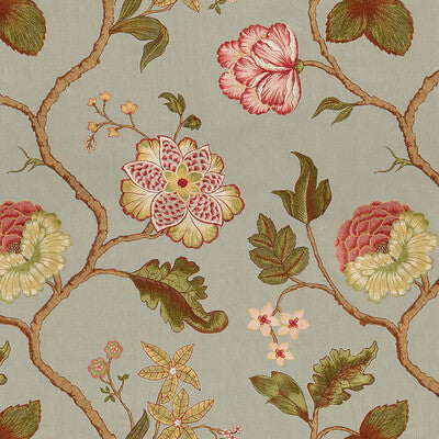 3572-913 COUTURE FLORAL MINERAL KRAVET COUTURE DRAPERY