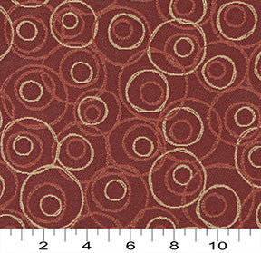 3581 Abstract & Geometric Mahogany Red & Burgundy Charlotte Fabrics