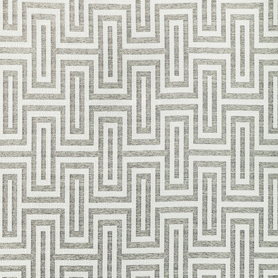 36340-16 GEO GLAM IVORY PLATINUM KRAVET COUTURE Fabrics Drapery Upholstery