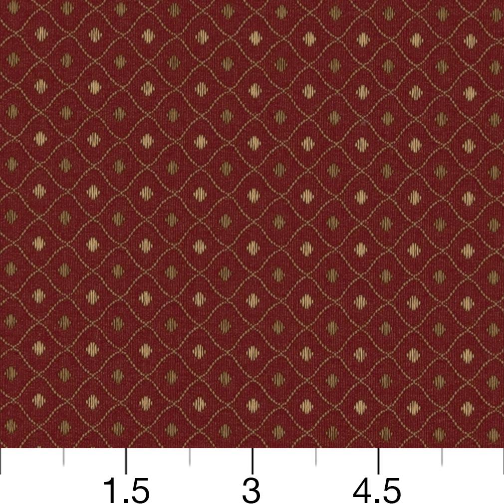 3670 Diamonds,Small Scale Crimson Red & Burgundy Charlotte Fabrics