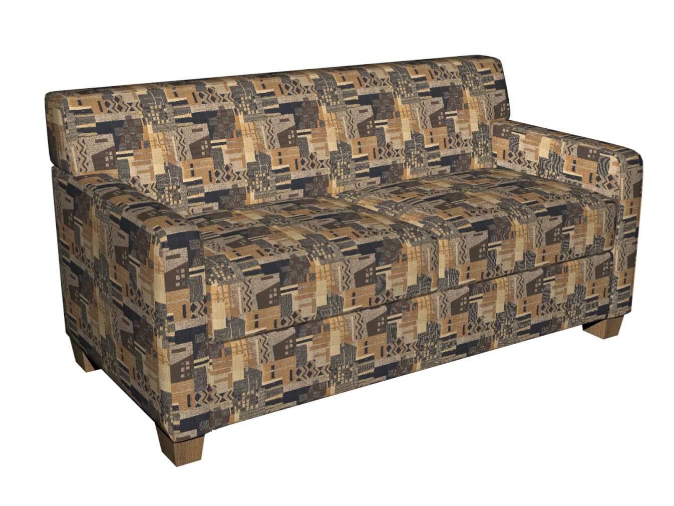 3680 nan Aztec Black,Gold & Yellow Charlotte Fabrics