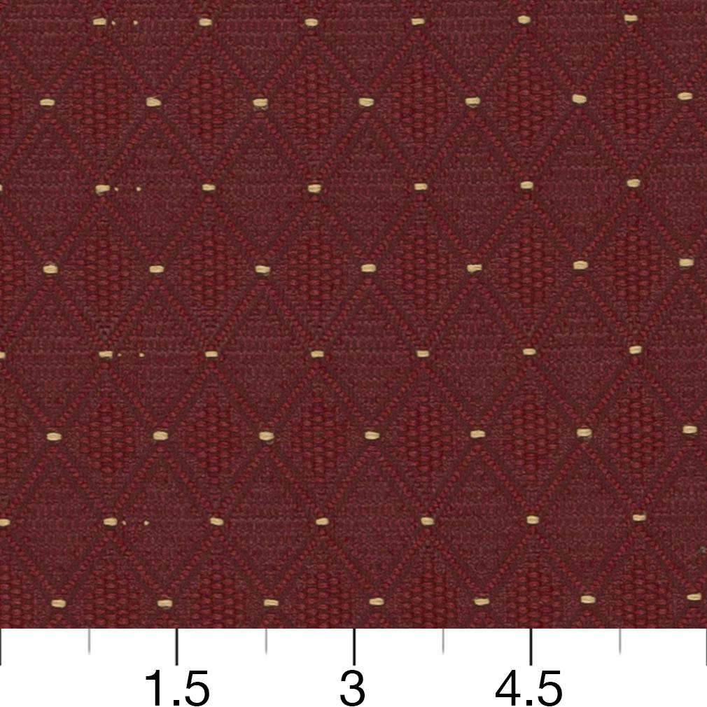 3830 Diamonds,Small Scale Berry Red & Burgundy Charlotte Fabrics