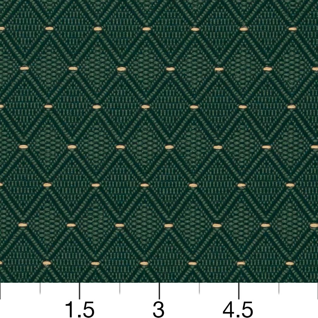 3832 Diamonds,Small Scale Emerald Green Charlotte Fabrics
