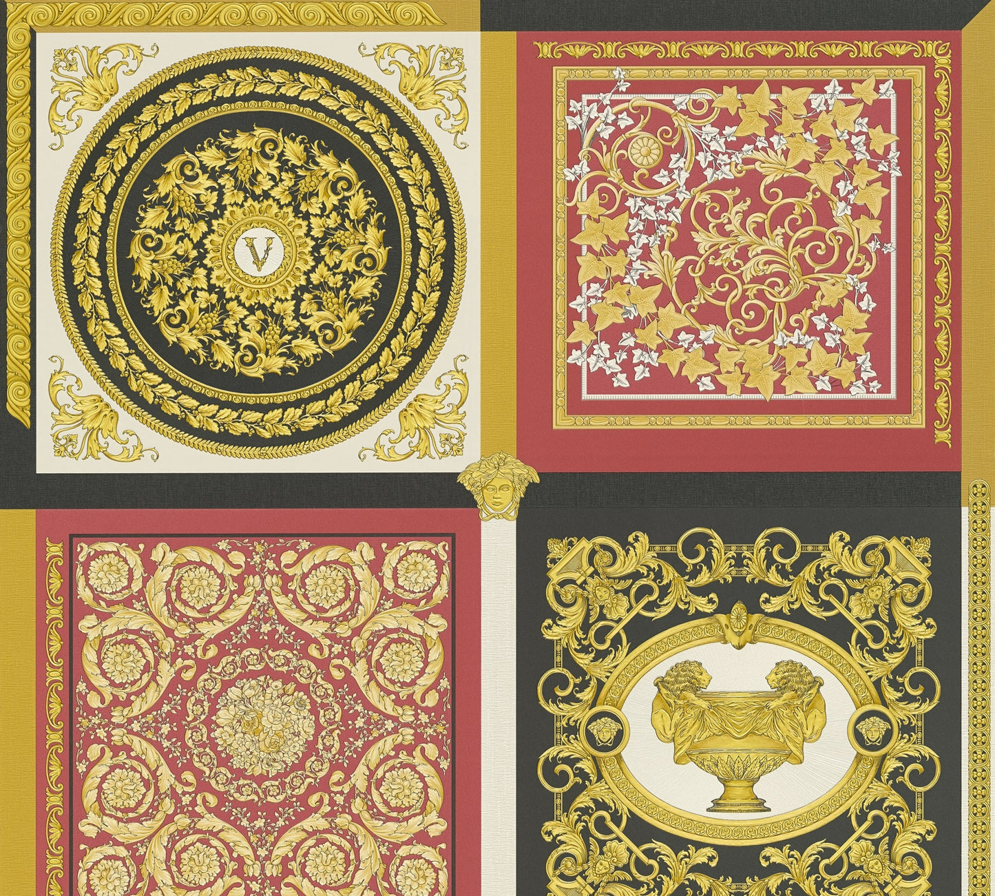 387046X Versace Versace Volume 5 Wallpaper Reverie Crimson