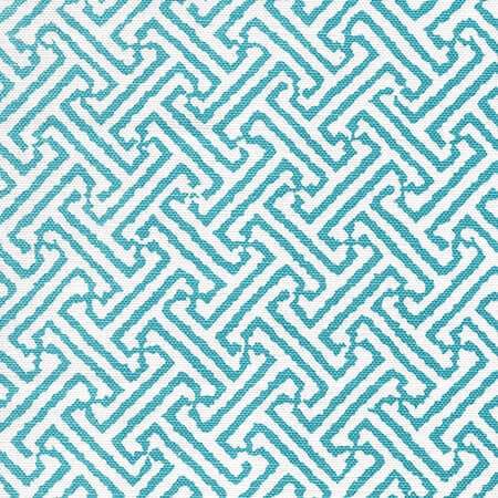 4010-24 JAVA JAVA Peacock on White Linen Cotton Quadrille Fabric