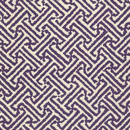 4010-40 JAVA JAVA Purple on Tinted Linen Cotton Quadrille Fabric