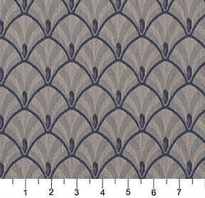 4300 Abstract & Geometric Wedgewood Fan Blue Charlotte Fabrics