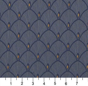 4306 Abstract & Geometric Dresden Fan Blue Charlotte Fabrics