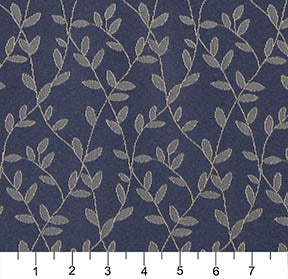 4313 Leaves Wedgewood Vine Blue Charlotte Fabrics