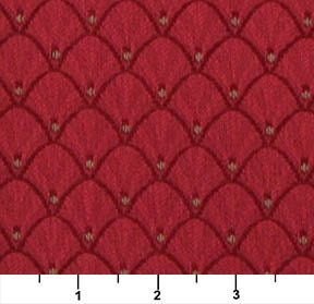 4354 Abstract & Geometric,Small Scale Ruby Shell Red & Burgundy Charlotte Fabrics