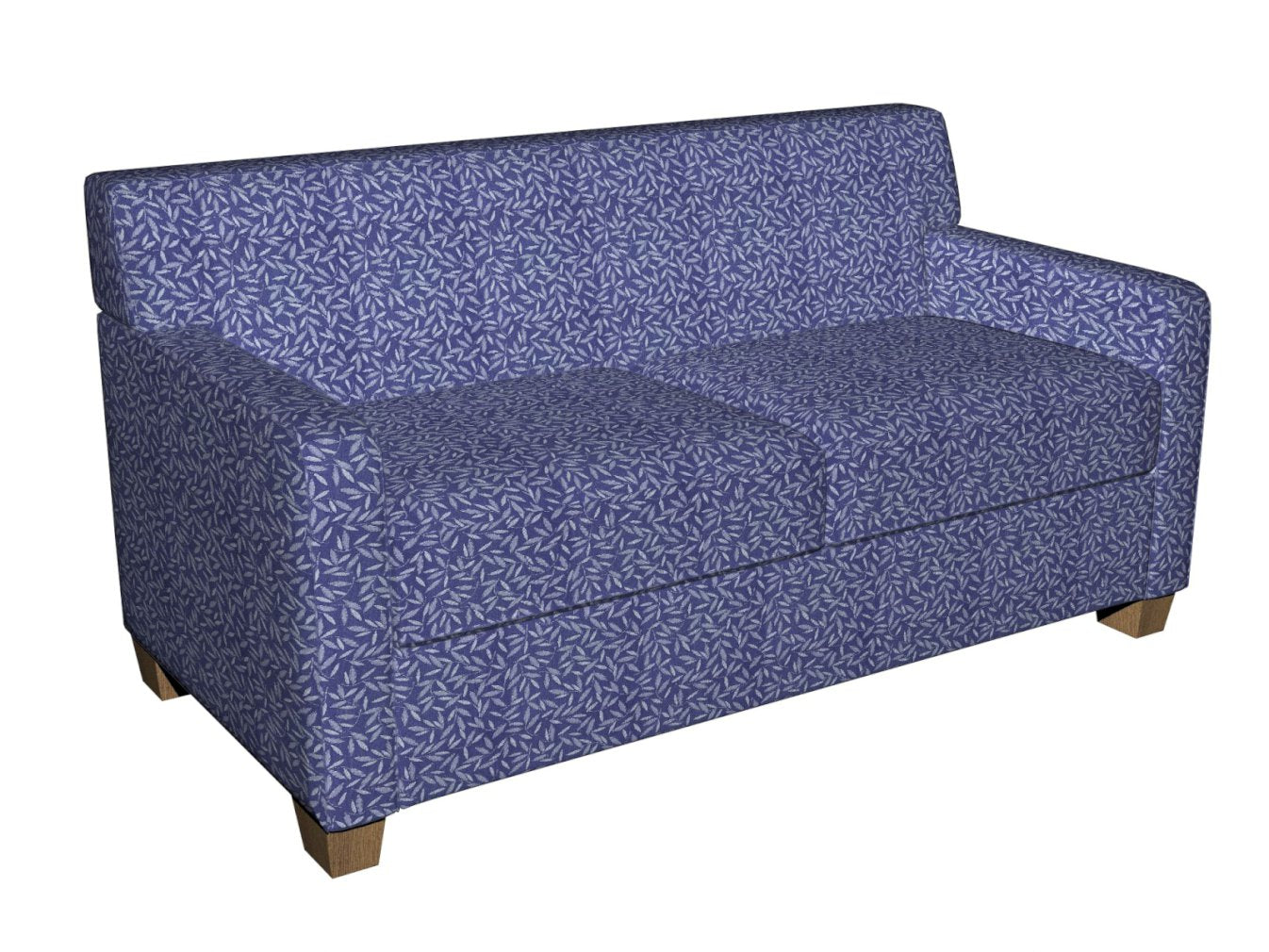 5204 Leaves Sapphire Blue Charlotte Fabrics