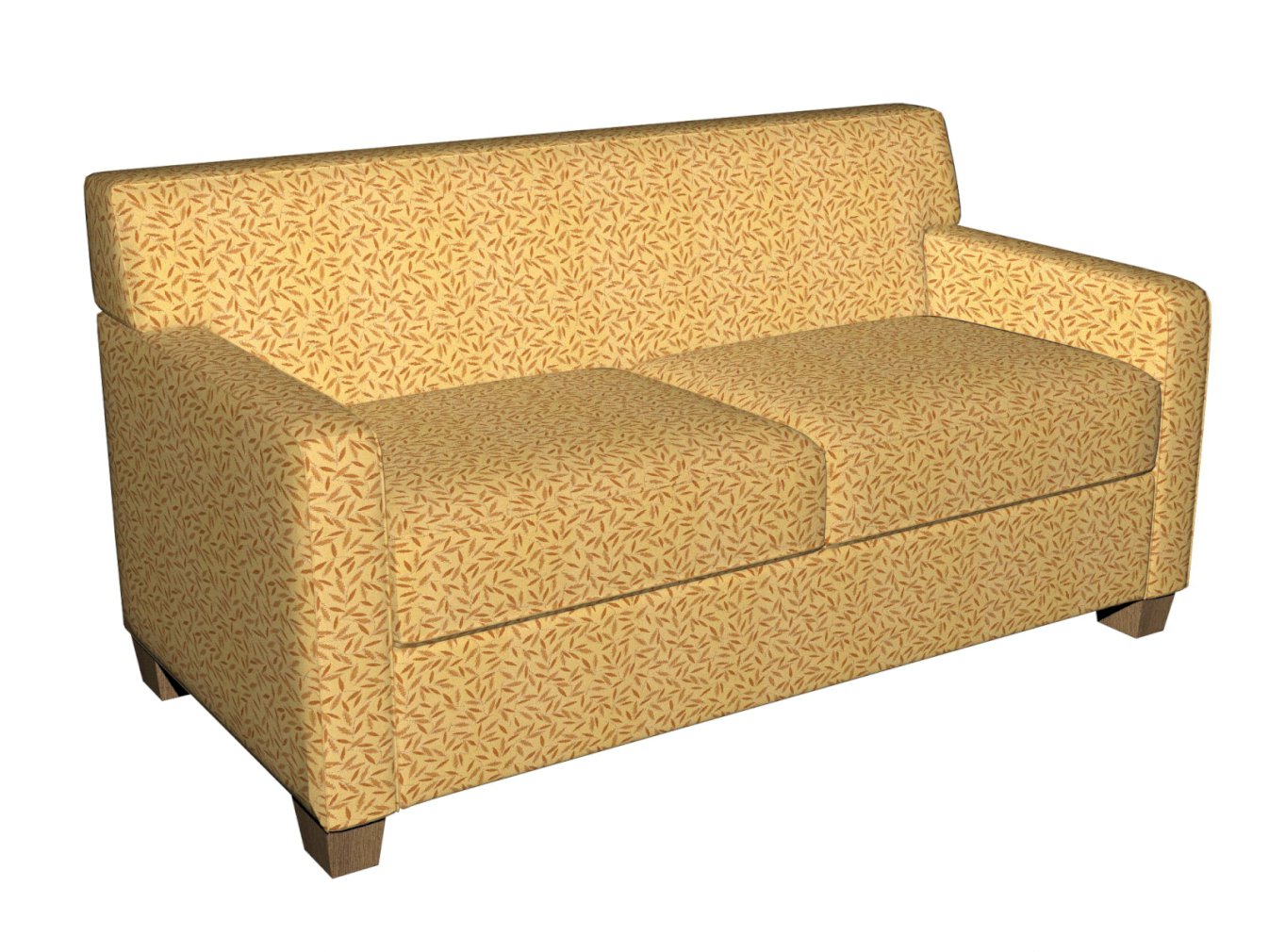 5205 Leaves Amber Gold & Yellow Charlotte Fabrics