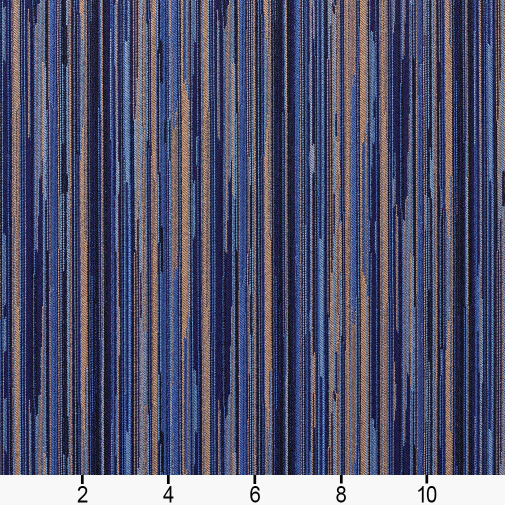 5226 Small Scale,Stripe Ocean Blue Charlotte Fabrics