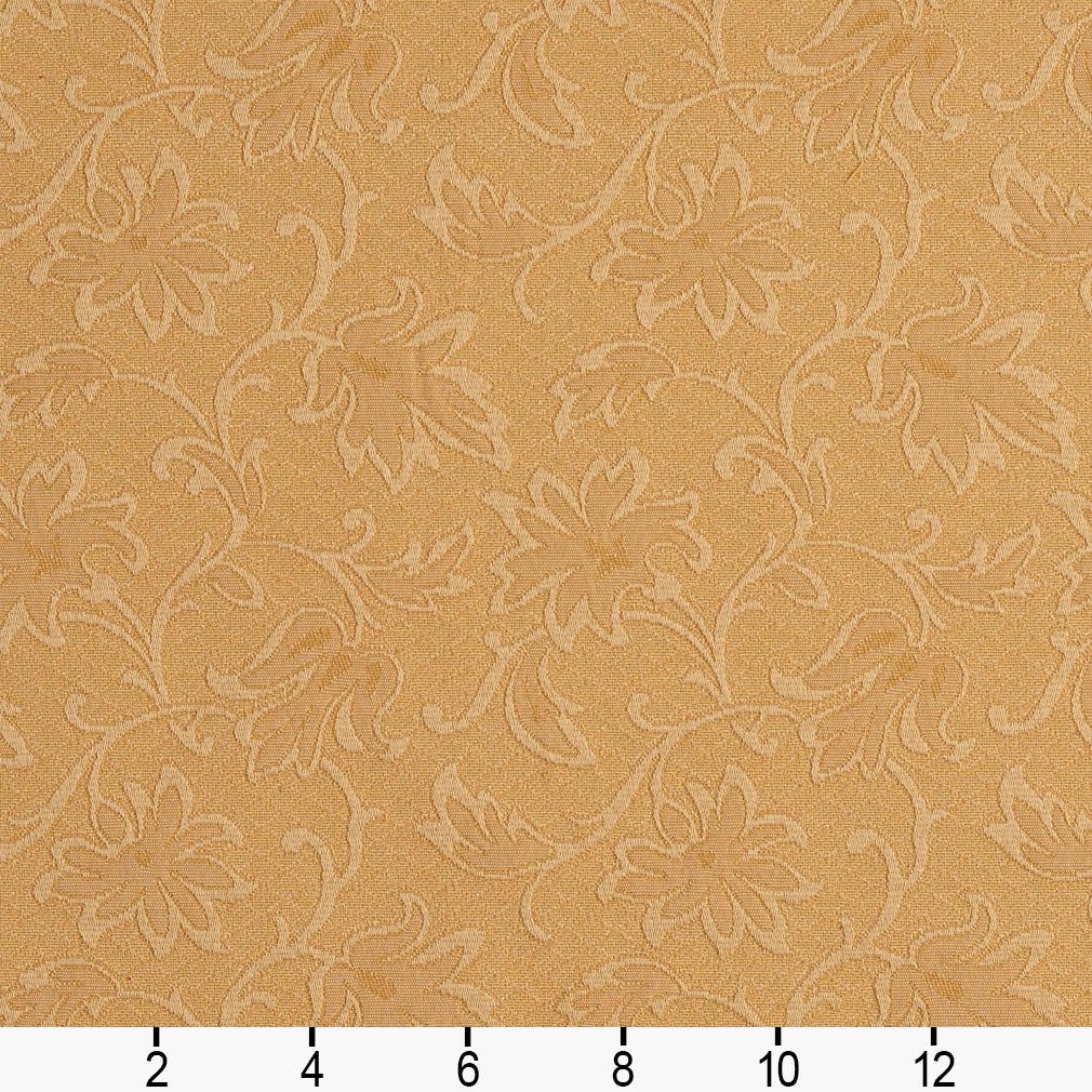5503 Floral Gold/Trellis Gold & Yellow Charlotte Fabrics