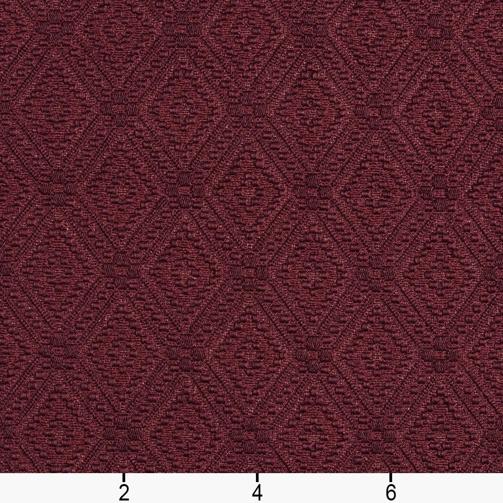 5563 Diamonds Wine/Prism Red & Burgundy Charlotte Fabrics