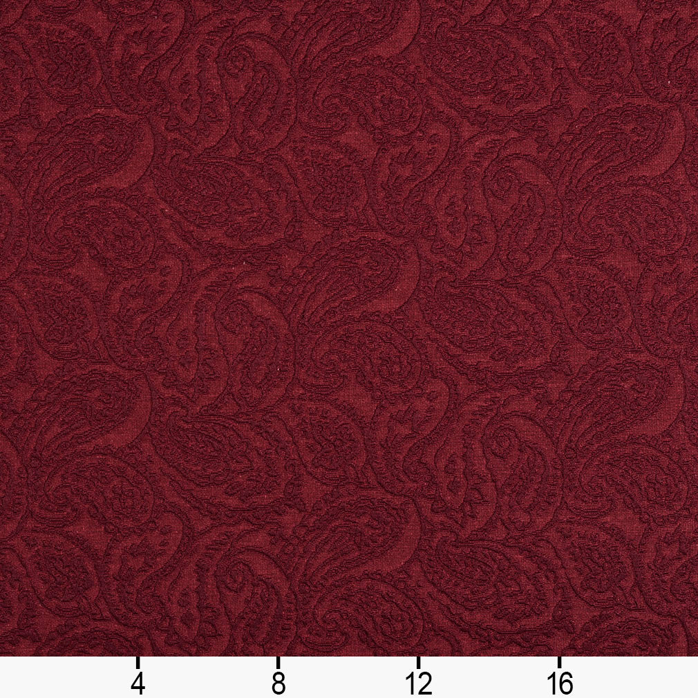 5572 Paisley Wine/Paisley Red & Burgundy Charlotte Fabrics