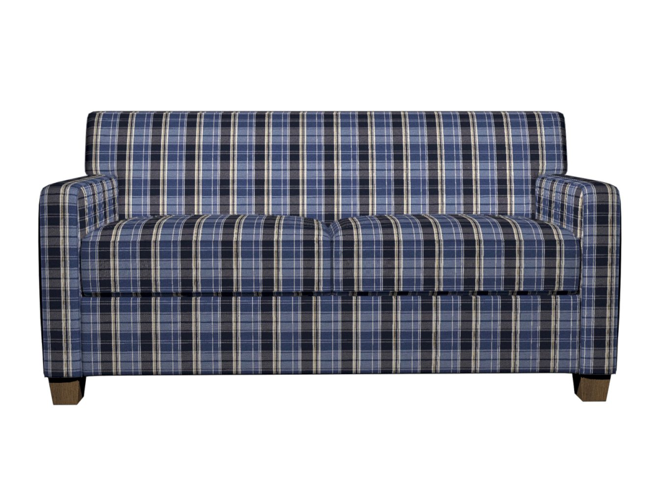 5809 Plaid Cobalt Plaid Blue Charlotte Fabrics