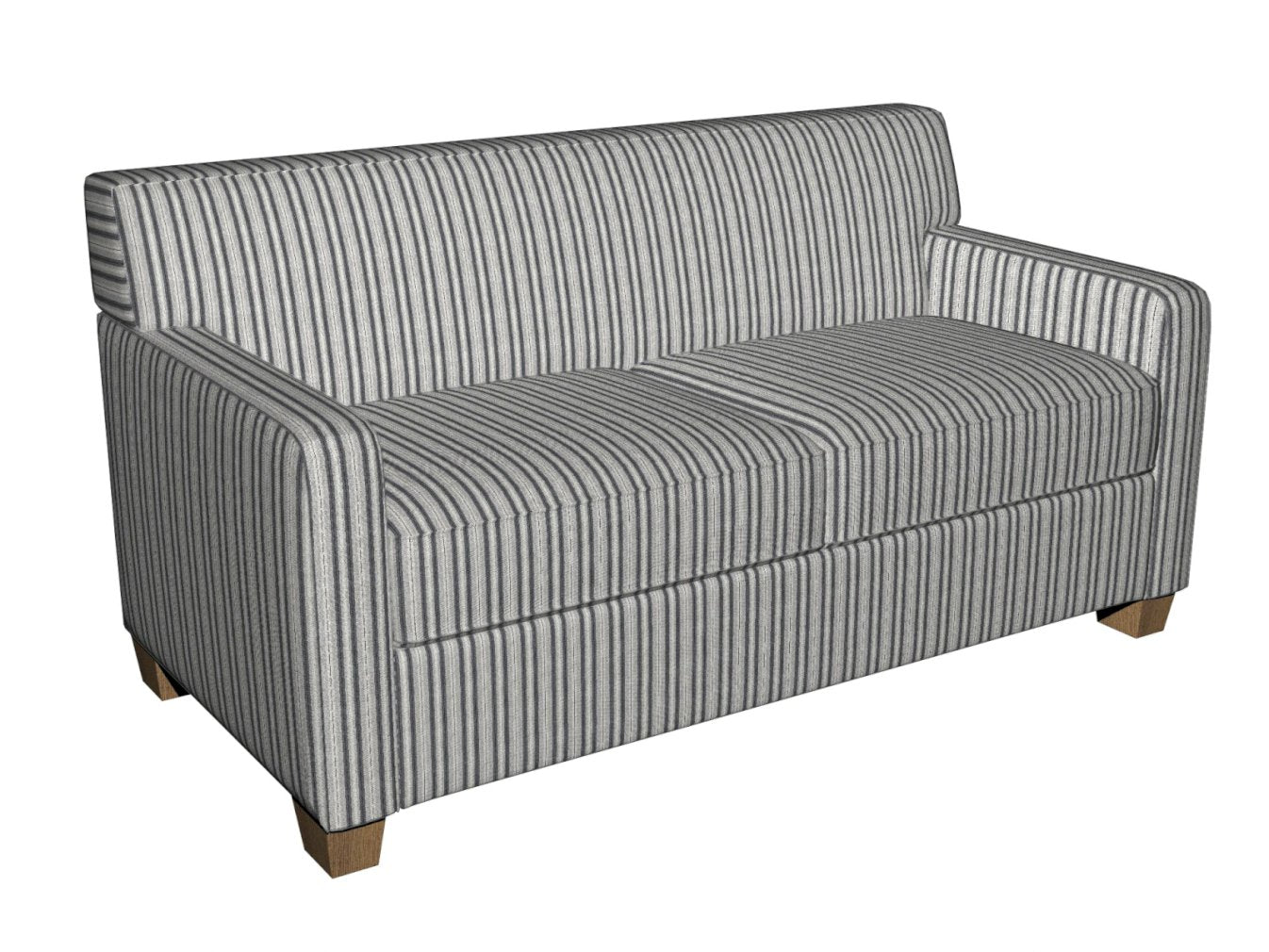 5820 Stripe Sterling Stripe Grey & Silver Charlotte Fabrics
