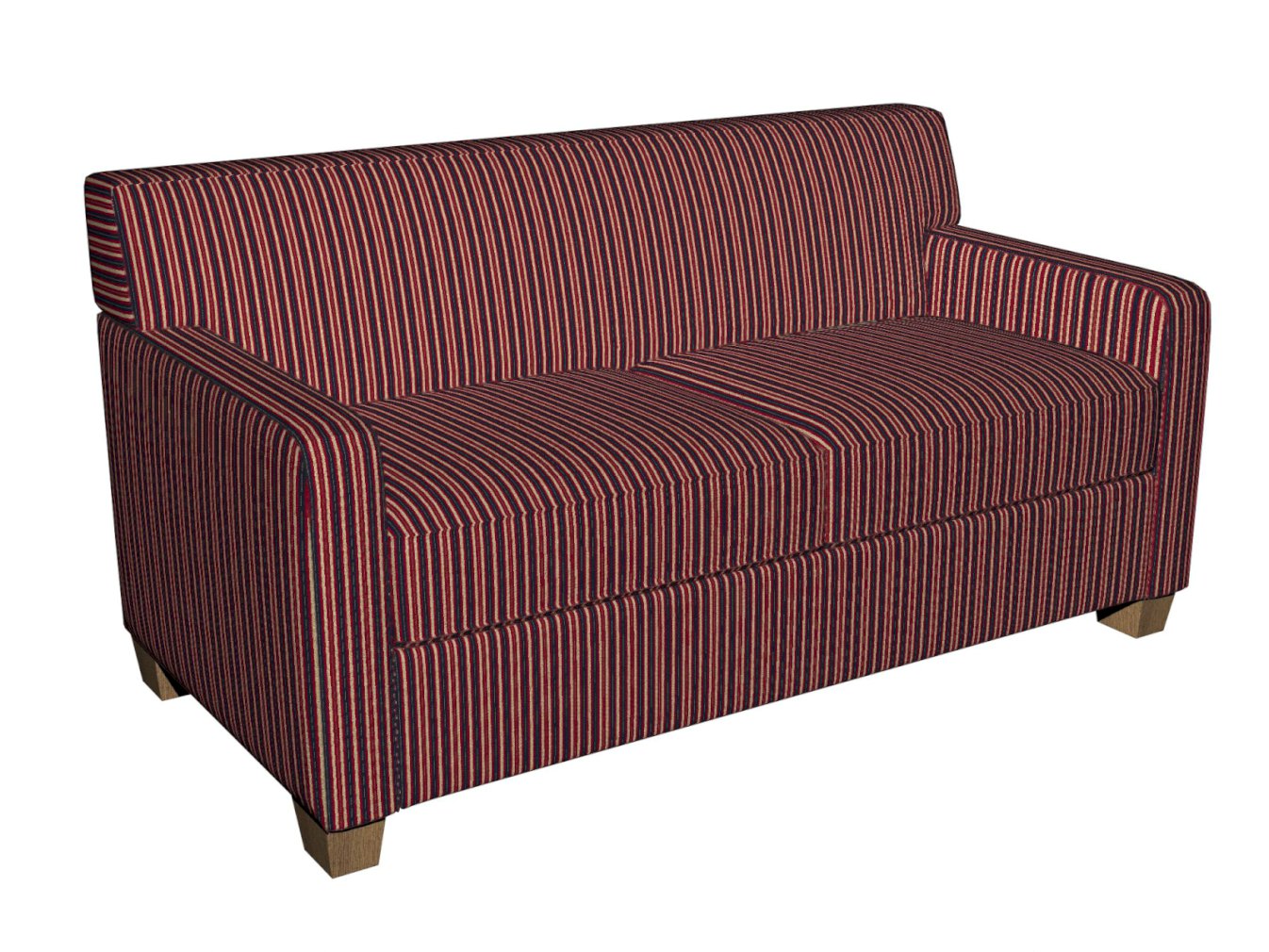 5821 Stripe Port Stripe Red & Burgundy Charlotte Fabrics
