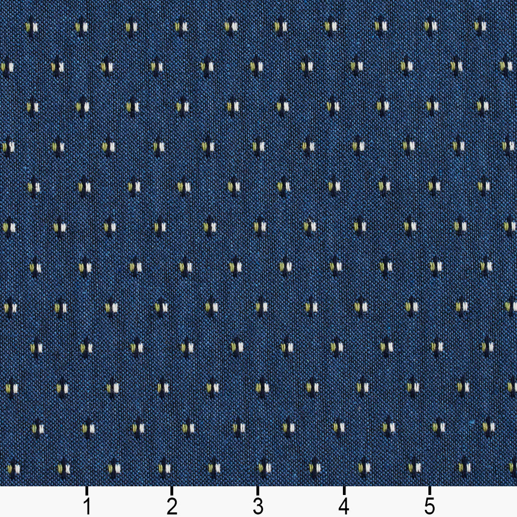5833 Small Scale Laguna Dot Blue Charlotte Fabrics