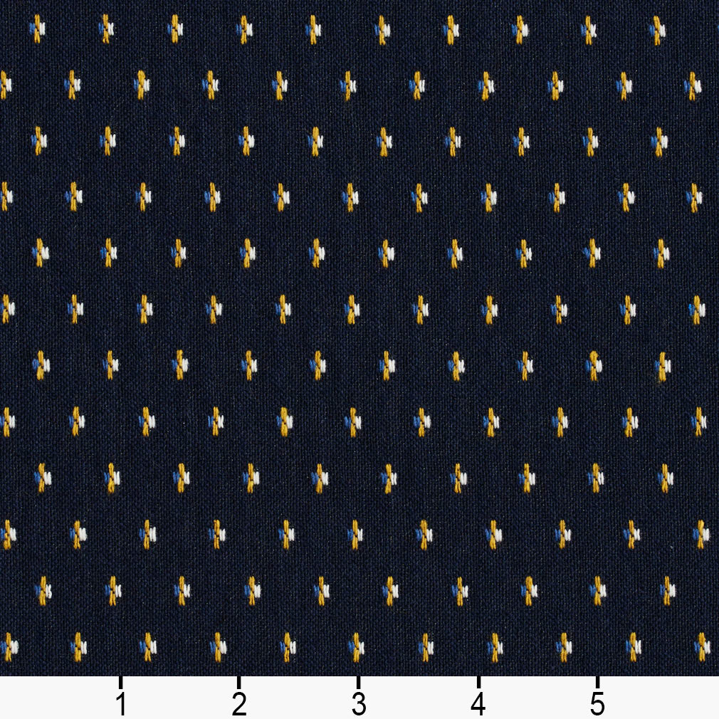 5839 Small Scale Cobalt Dot Blue Charlotte Fabrics