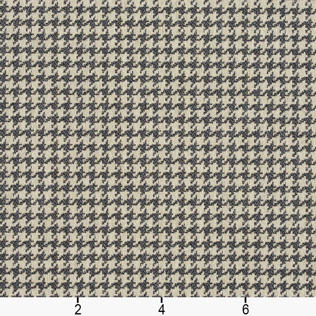 5850 Check & Houndstooth,Small Scale Sterling Houndstooth Grey & Silver Charlotte Fabrics