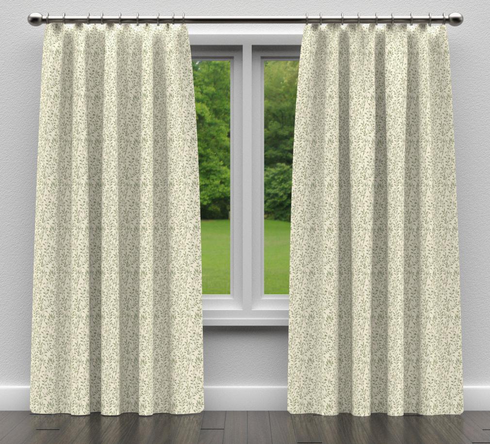 6410 Leaves Spring Leaf Green Charlotte Fabrics